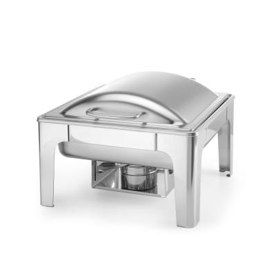 Chafing GN 2/3 saténový vzhled, HENDI, Profi Line, 6L, 395x430x(H)290mm | 470275